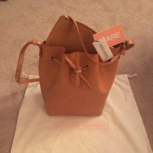 Mansur Gavriel - Large Bucket Bag - Cammello - NWT